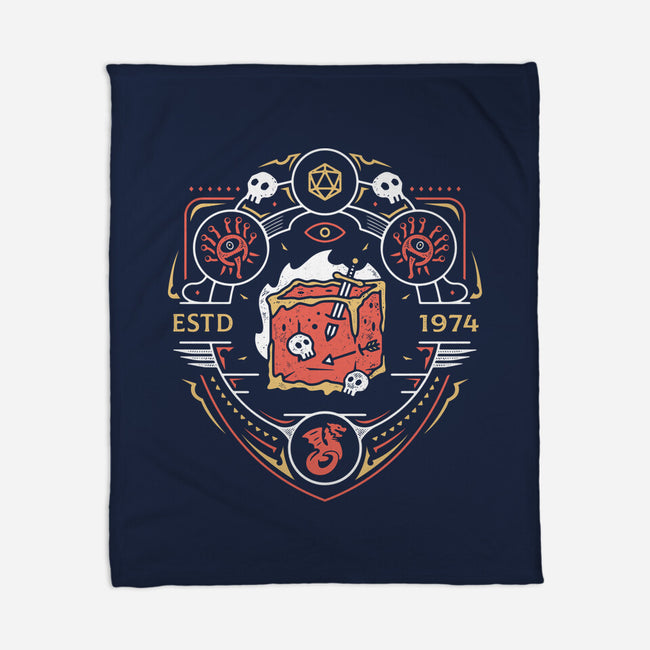 Dungeon Top Enemies Emblem-none fleece blanket-Logozaste