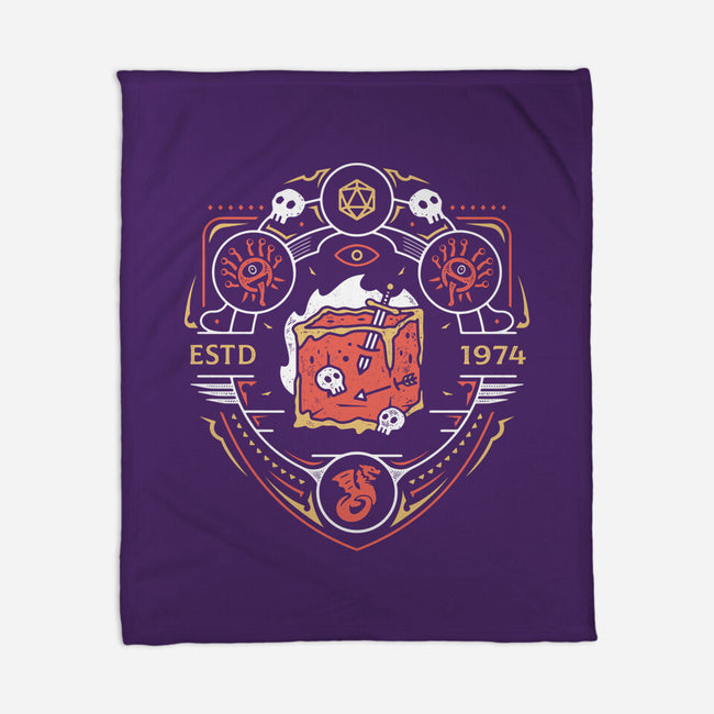 Dungeon Top Enemies Emblem-none fleece blanket-Logozaste