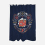 Dungeon Top Enemies Emblem-none polyester shower curtain-Logozaste