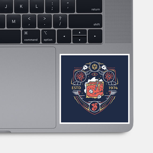 Dungeon Top Enemies Emblem-none glossy sticker-Logozaste