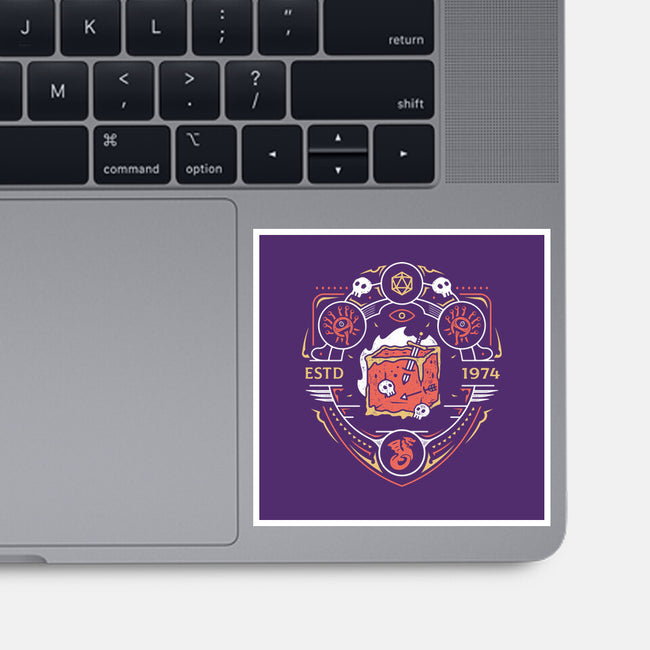 Dungeon Top Enemies Emblem-none glossy sticker-Logozaste