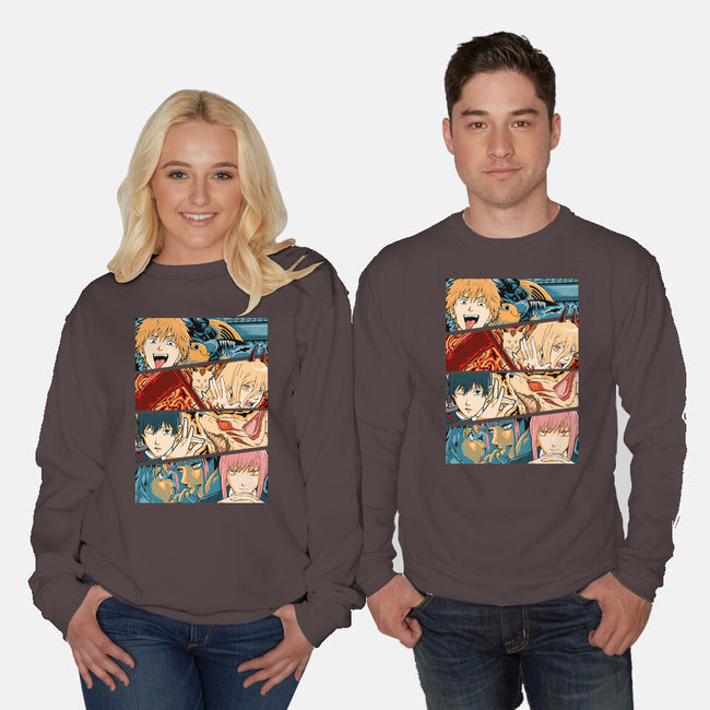 Hunters-unisex crew neck sweatshirt-Andriu