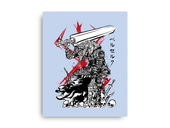Lone Swordsman Sumi-e