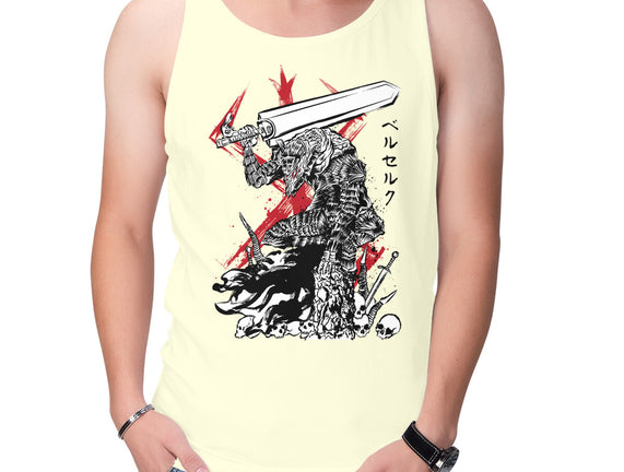 Lone Swordsman Sumi-e