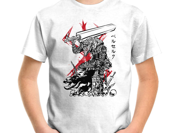 Lone Swordsman Sumi-e