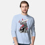 Lone Swordsman Sumi-e-mens long sleeved tee-DrMonekers