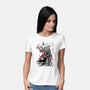 Lone Swordsman Sumi-e-womens basic tee-DrMonekers