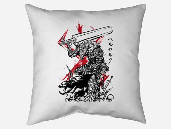 Lone Swordsman Sumi-e