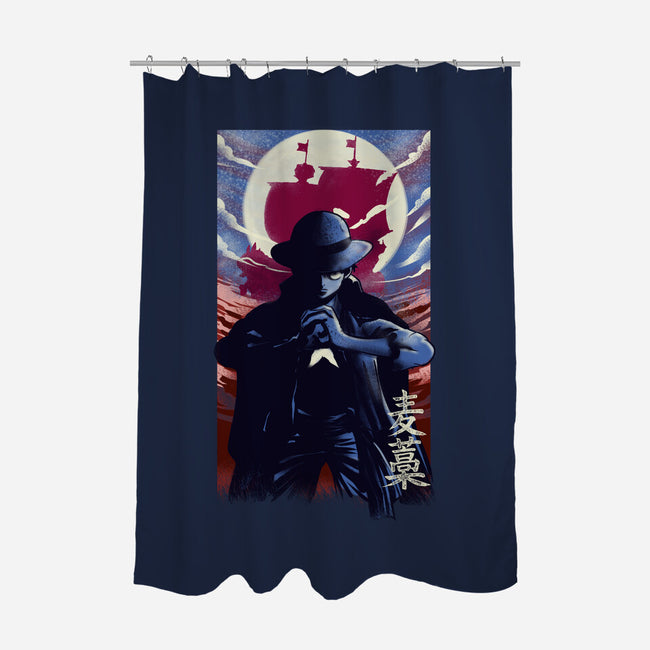 Mugiwara No Luffy-none polyester shower curtain-fanfabio