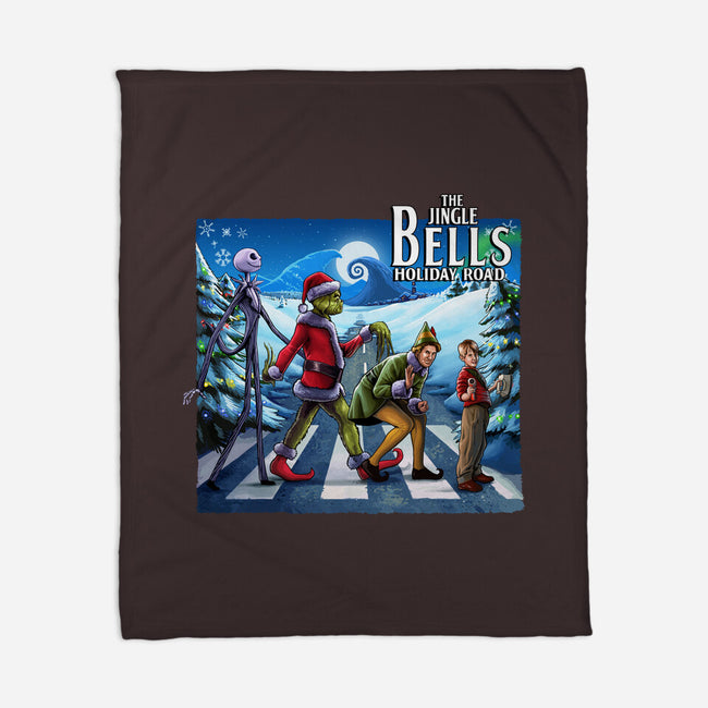 The Jingle Bells-none fleece blanket-daobiwan