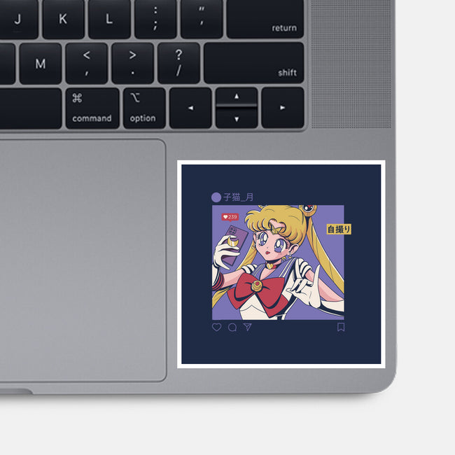 Selfie Sailor-none glossy sticker-Nihon Bunka