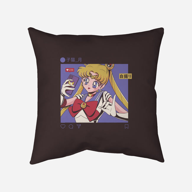Selfie Sailor-none removable cover w insert throw pillow-Nihon Bunka