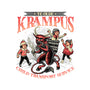 Krampus Christmas-none beach towel-momma_gorilla
