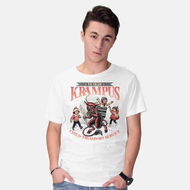 Krampus Christmas-mens basic tee-momma_gorilla