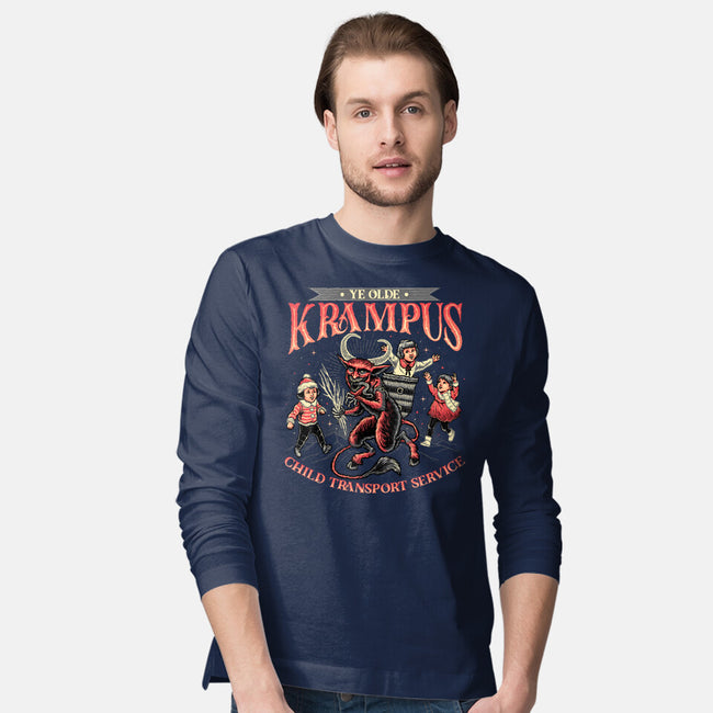 Krampus Christmas-mens long sleeved tee-momma_gorilla