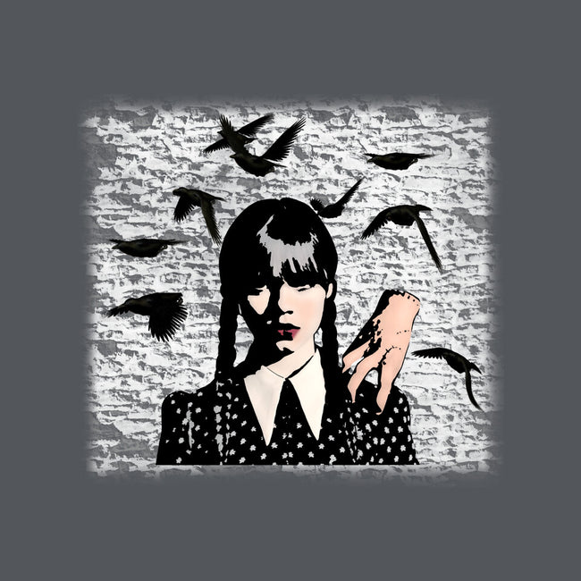 Wednesday Graffiti-womens v-neck tee-Millersshoryotombo