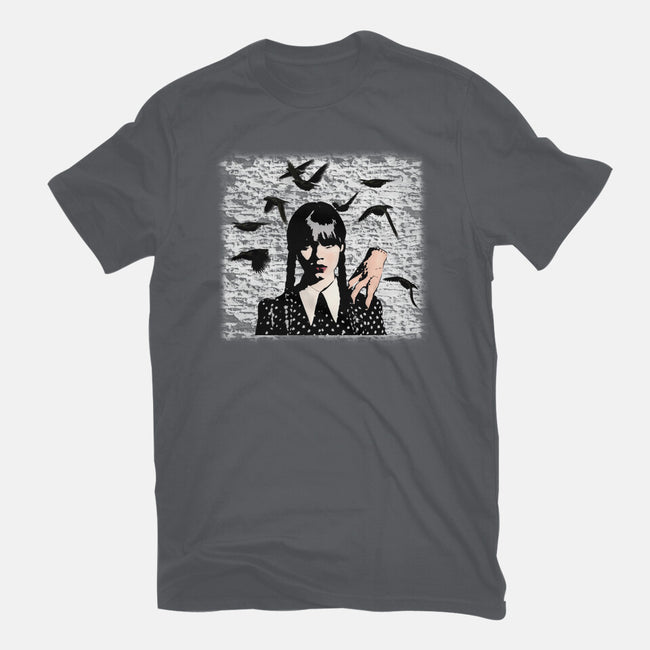 Wednesday Graffiti-mens basic tee-Millersshoryotombo