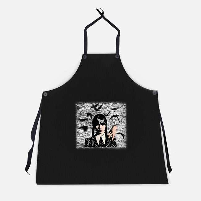 Wednesday Graffiti-unisex kitchen apron-Millersshoryotombo