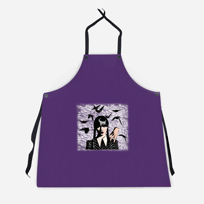 Wednesday Graffiti-unisex kitchen apron-Millersshoryotombo