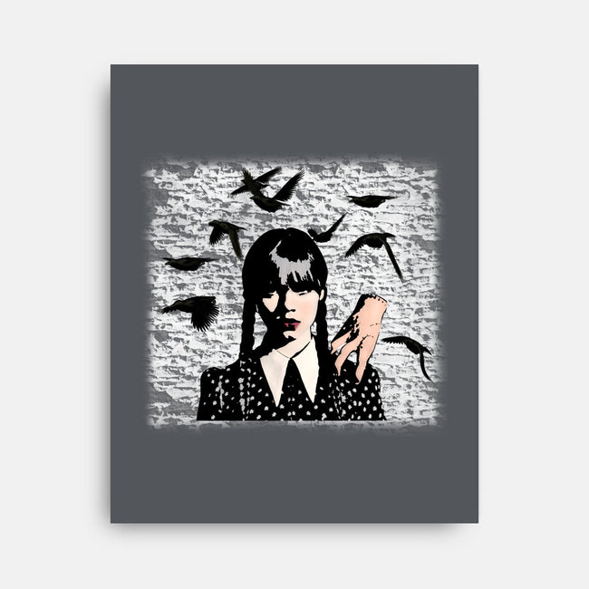 Wednesday Graffiti-none stretched canvas-Millersshoryotombo