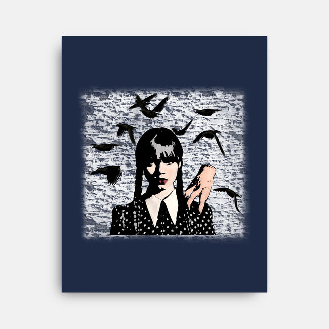 Wednesday Graffiti-none stretched canvas-Millersshoryotombo