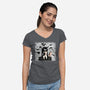 Wednesday Graffiti-womens v-neck tee-Millersshoryotombo