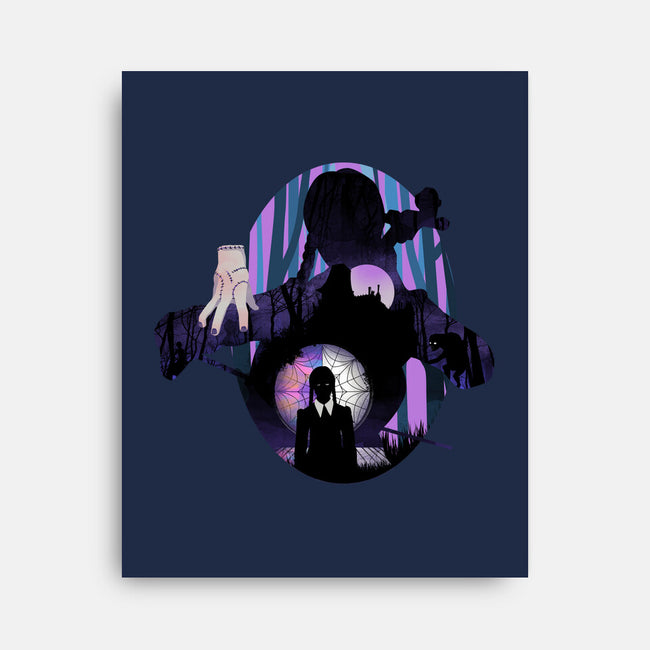 Nevermore Night-none stretched canvas-dandingeroz