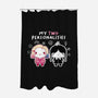Two Personalities-none polyester shower curtain-paulagarcia