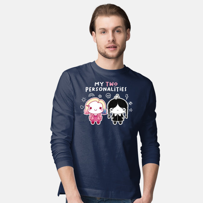 Two Personalities-mens long sleeved tee-paulagarcia