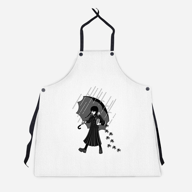 Spooky Girl-unisex kitchen apron-paulagarcia