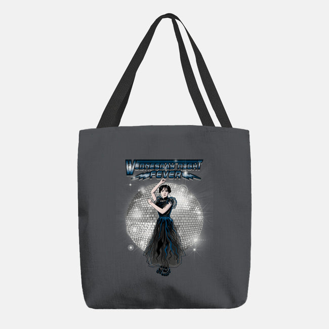 Wednesday Night Fever-none basic tote bag-MarianoSan