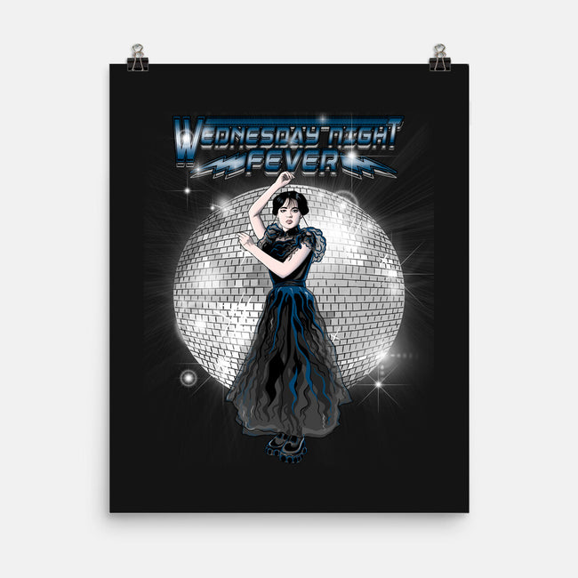 Wednesday Night Fever-none matte poster-MarianoSan