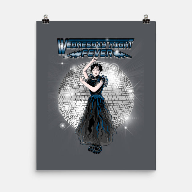 Wednesday Night Fever-none matte poster-MarianoSan