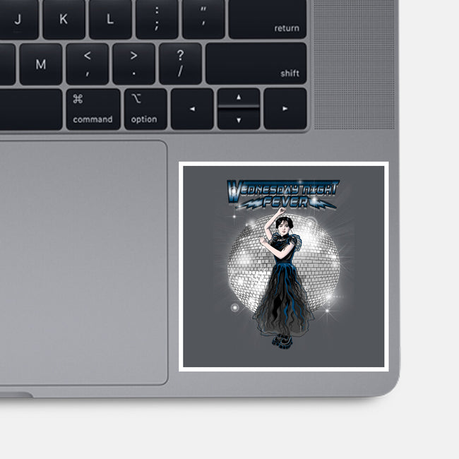Wednesday Night Fever-none glossy sticker-MarianoSan