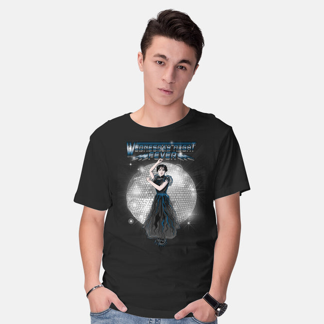 Wednesday Night Fever-mens basic tee-MarianoSan