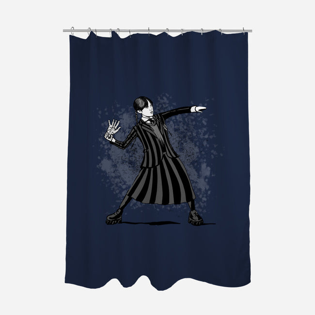 I Send You To The Thing-none polyester shower curtain-MarianoSan