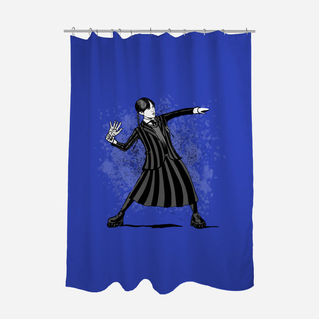 I Send You To The Thing-none polyester shower curtain-MarianoSan