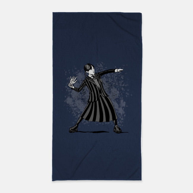 I Send You To The Thing-none beach towel-MarianoSan
