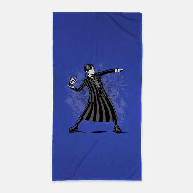 I Send You To The Thing-none beach towel-MarianoSan