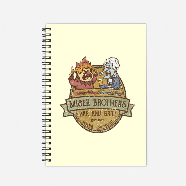 Miser Brothers Bar And Grill-none dot grid notebook-kg07