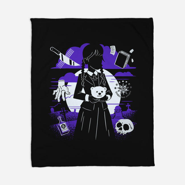 Wednesday Torturer-none fleece blanket-estudiofitas