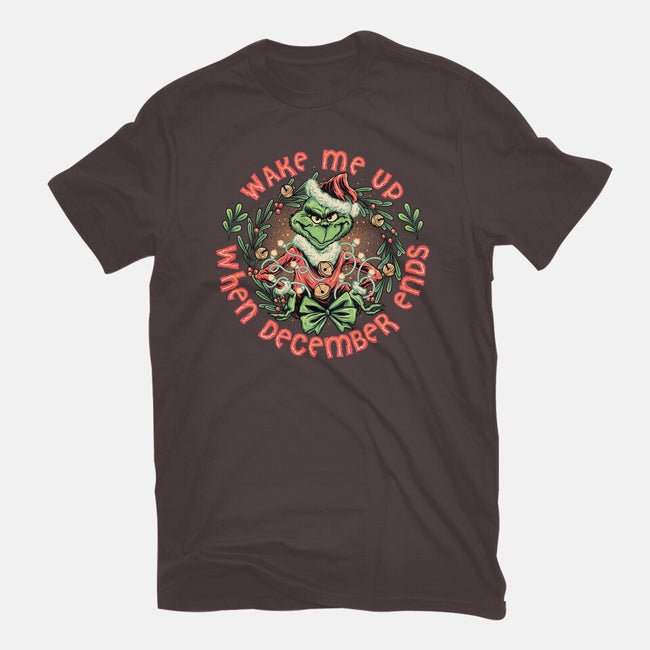 Wake Me Up When December Ends-womens basic tee-momma_gorilla