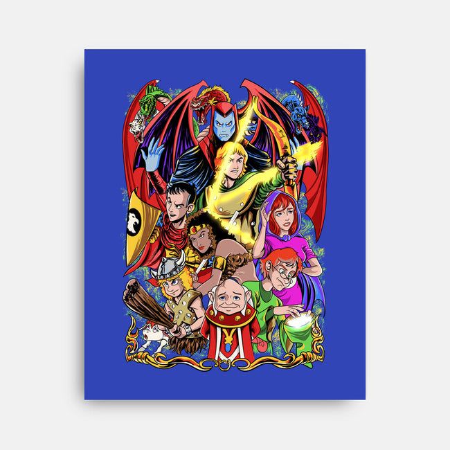 D&D-none stretched canvas-Nihon Bunka