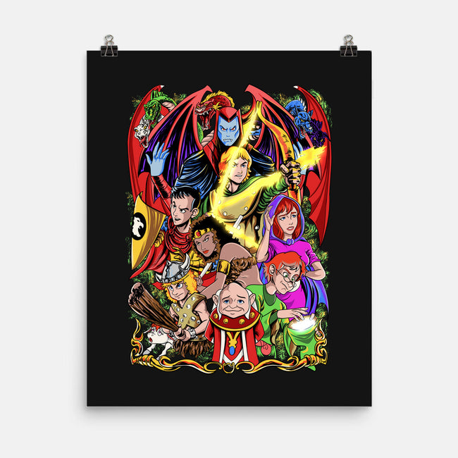 D&D-none matte poster-Nihon Bunka