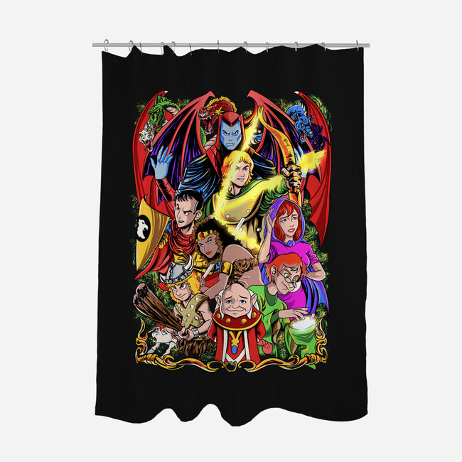 D&D-none polyester shower curtain-Nihon Bunka