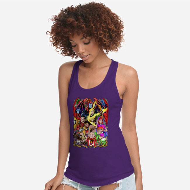 D&D-womens racerback tank-Nihon Bunka
