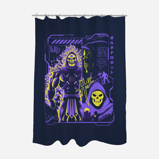 Skeletor Manga-none polyester shower curtain-albertocubatas