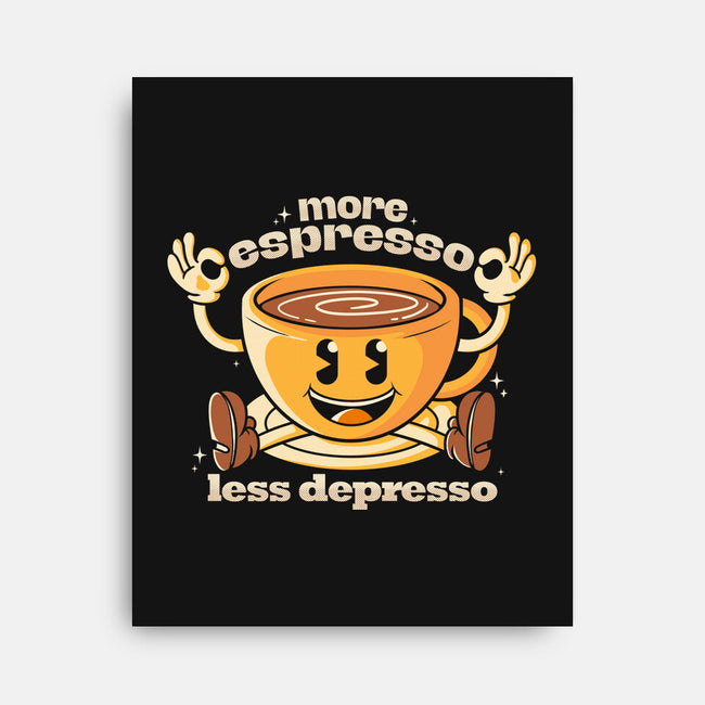 More Espresso-none stretched canvas-Douglasstencil