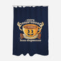 More Espresso-none polyester shower curtain-Douglasstencil
