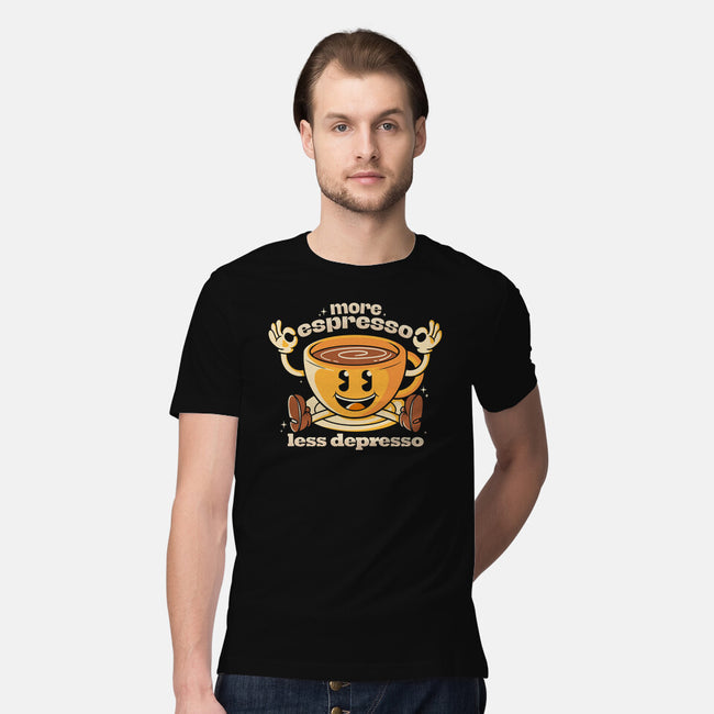 More Espresso-mens premium tee-Douglasstencil